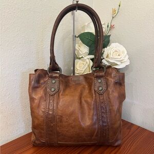 Frye Brown Leather Tote Bag
